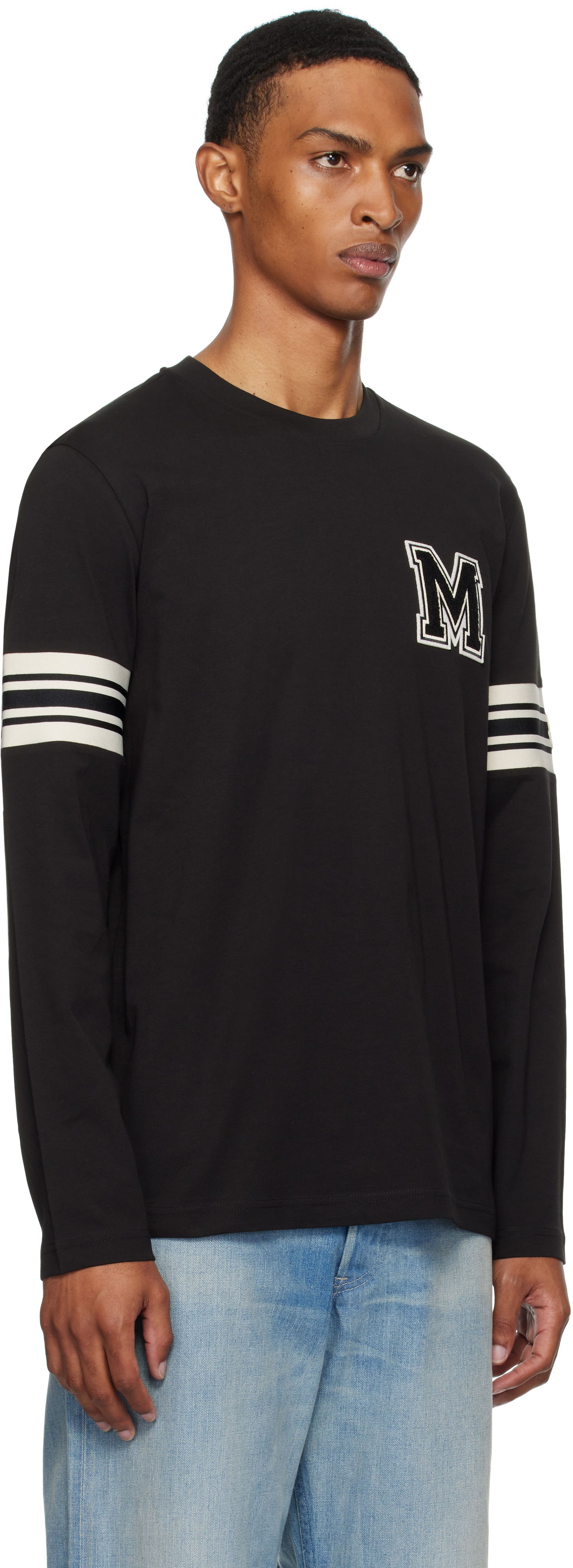 Тениска Moncler Moncler Archivio Long Sleeve T-Shirt Черно | K20918D0000589AYY, 1