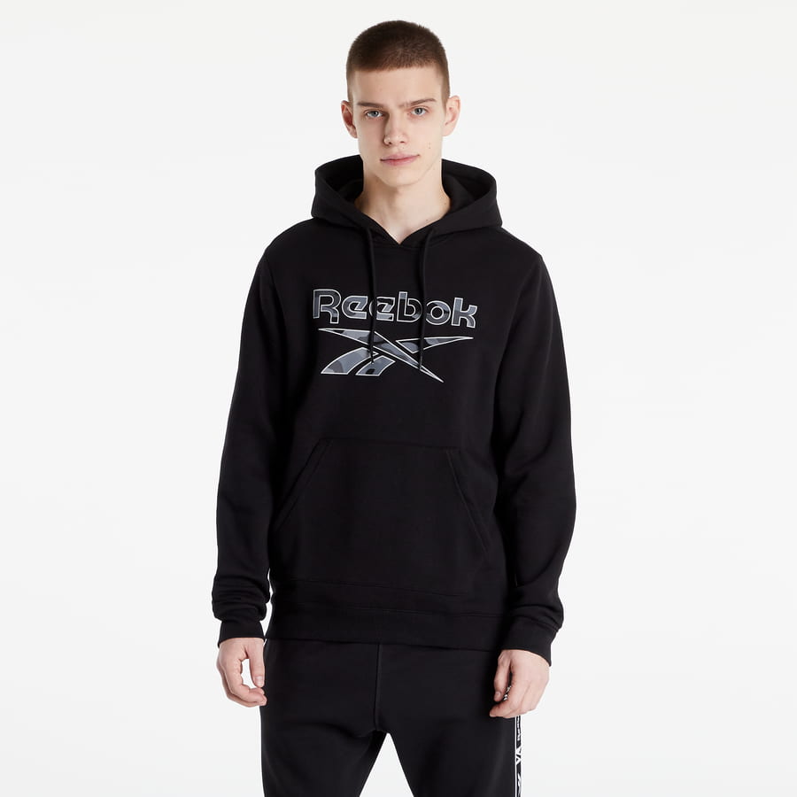 Суитчър Reebok Identity Big Logo Hoodie Черно | HE8174, 0