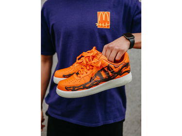 Кецове и обувки Nike Air Force 1 '07 QS "Orange Skeleton" Оранжево
 | CU8067-800, 6