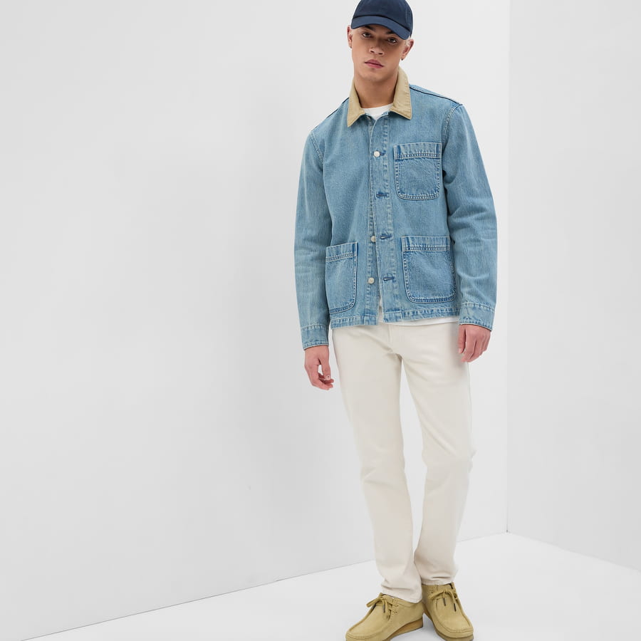 Яке GAP Indigo Chore Jacket Синьо | 585766-00, 0