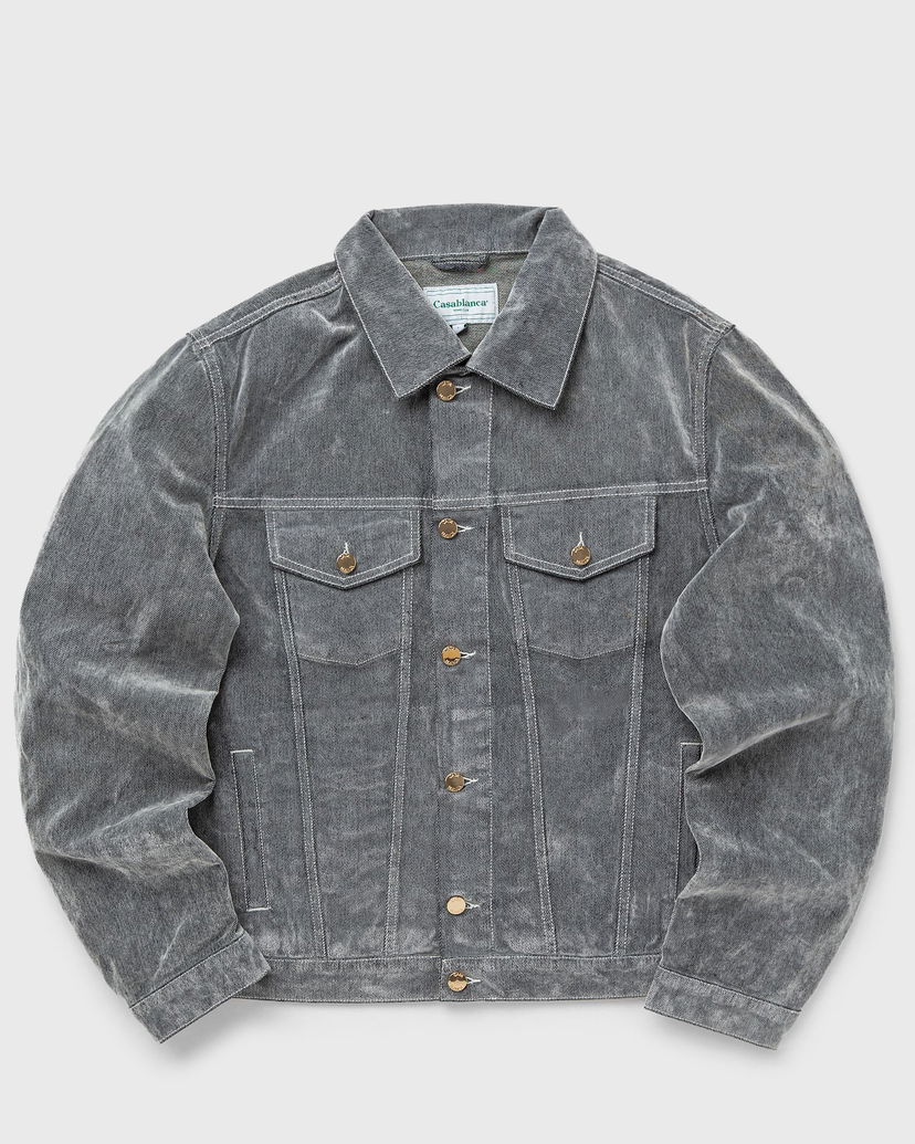 Яке Casablanca PEACH DENIM JACKET Сиво | MF24-JK-320-01