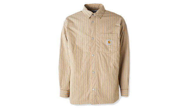 Grimsby Striped Long-Sleeve Shirt Jacket