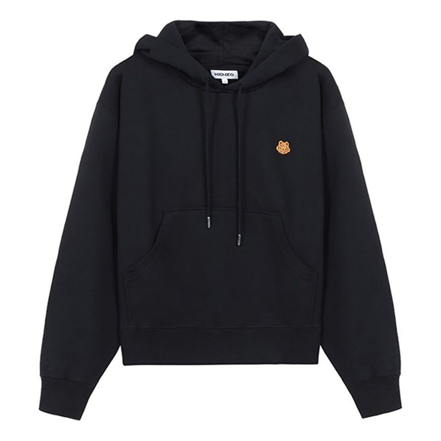 Суитчър KENZO KENZO Small Tiger Head Embroidered Loose Hoodie Черно | FB52SW7774ML-99, 0