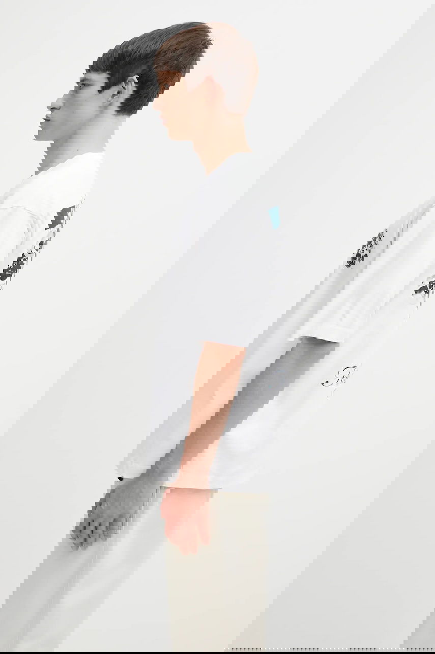 Тениска Filling Pieces Boxy Bouquet T-Shirt Бяло | 422520501122, 1