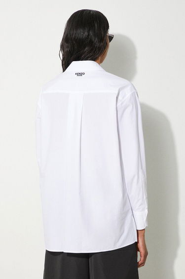 Риза KENZO Kenzo Boke Flower Oversized Relaxed Fit Shirt Бяло | FE62CH2569LS.01, 1