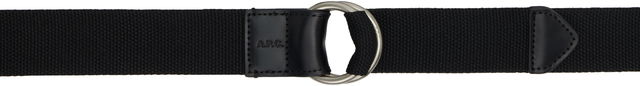 Recuperation Black Canvas Belt