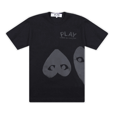 Тениска Comme des Garçons PLAY Three Hearts T-Shirt Черно | AZ T196 051 1, 0