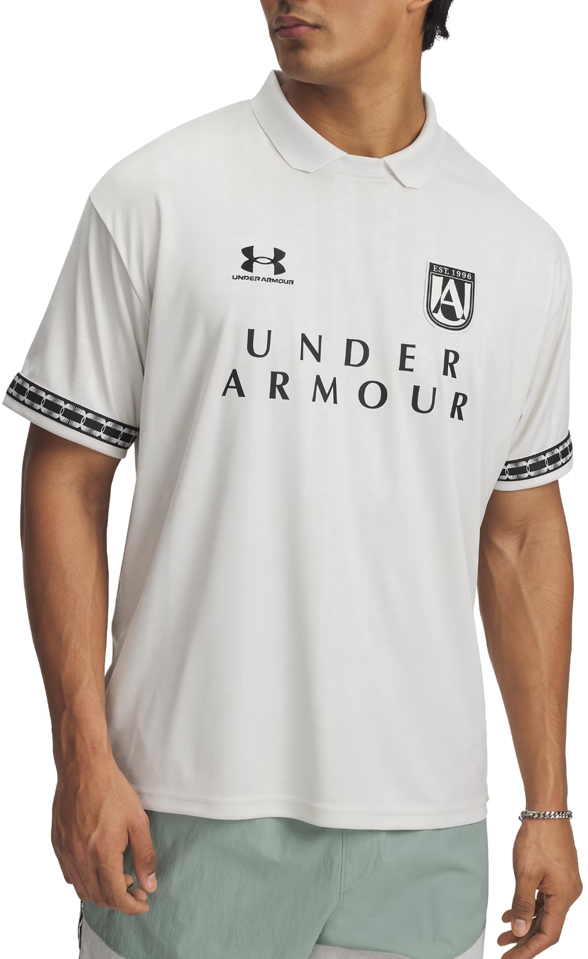 Поло тениска Under Armour 96 Terrace Jersey Short Sleeve Бяло | 1390110-110