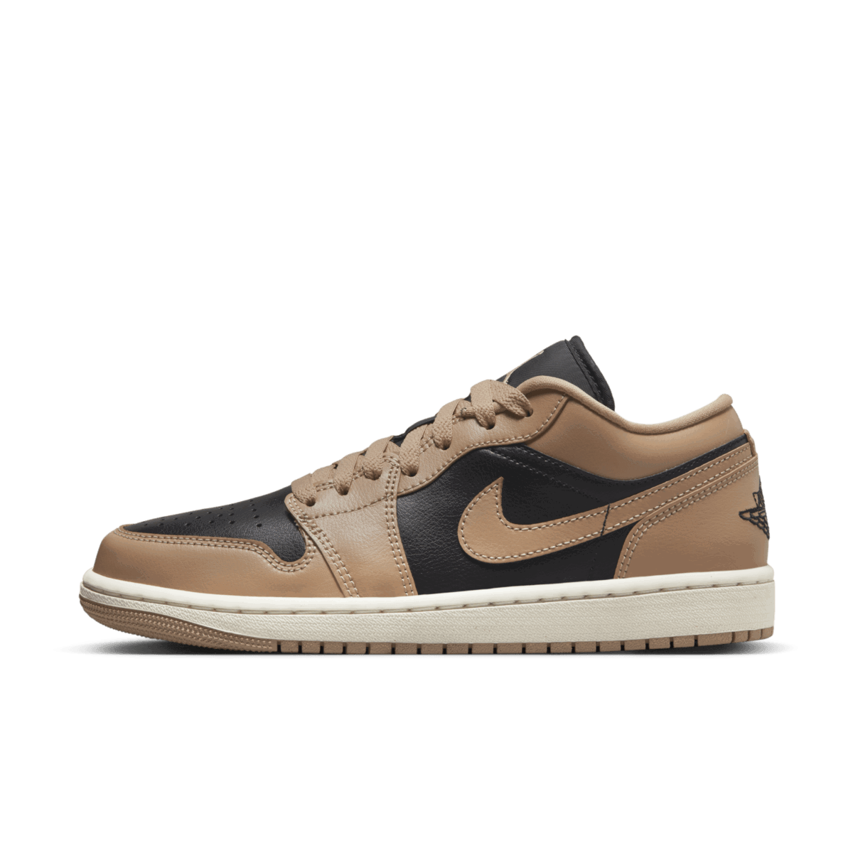 Кецове и обувки Jordan Air Jordan 1 Low "Tan/Black" W Кафяво | DC0774-201, 0