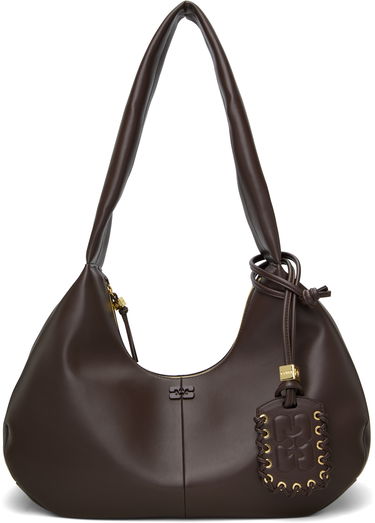 Дамска чанта GANNI GANNI Medium Shoulder Bag Кафяво | A6840, 0