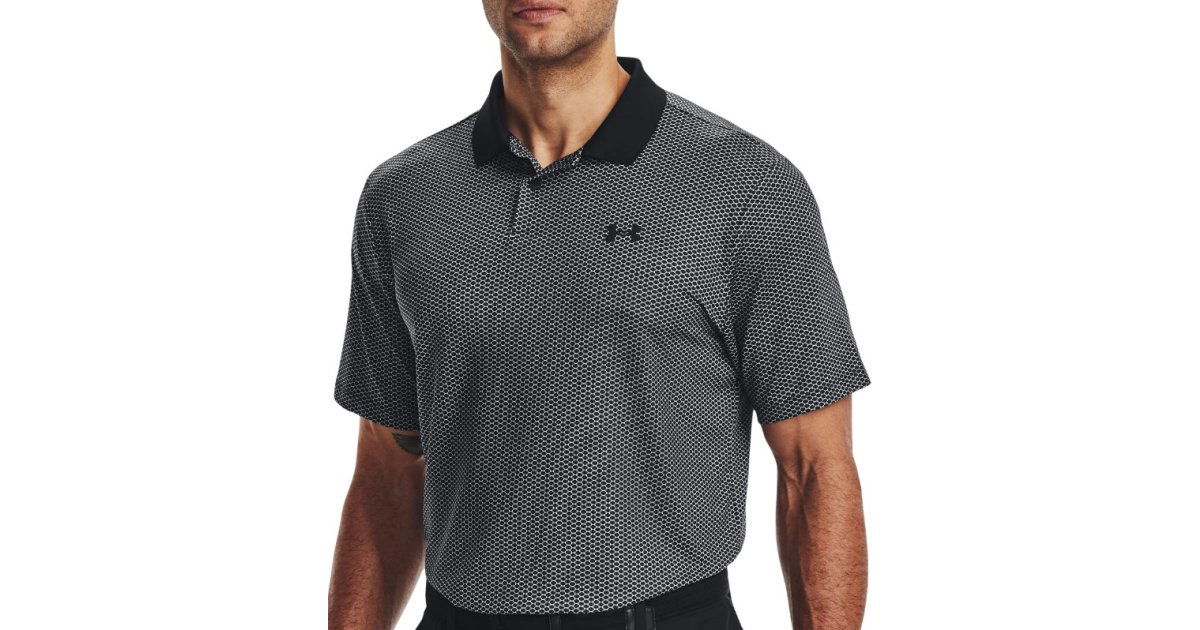 Поло тениска Under Armour Perf 3.0 Printed Polo Shirt Сиво | 1377377-002, 1