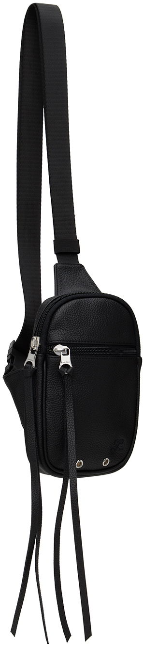 Чанта за кръста Courrèges Leather Pouch With Zipper Черно | 124GSA093CV0016, 1