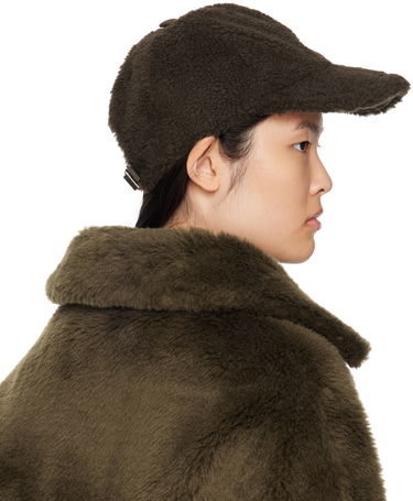 Шапка Yves Salomon Shearling Cap Кафяво | 24W23WAA157XXMECL, 2