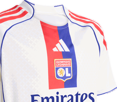 Фланелка adidas Originals Olympique Lyonnais Home Jersey 2025/26 Бяло | jl1881, 4