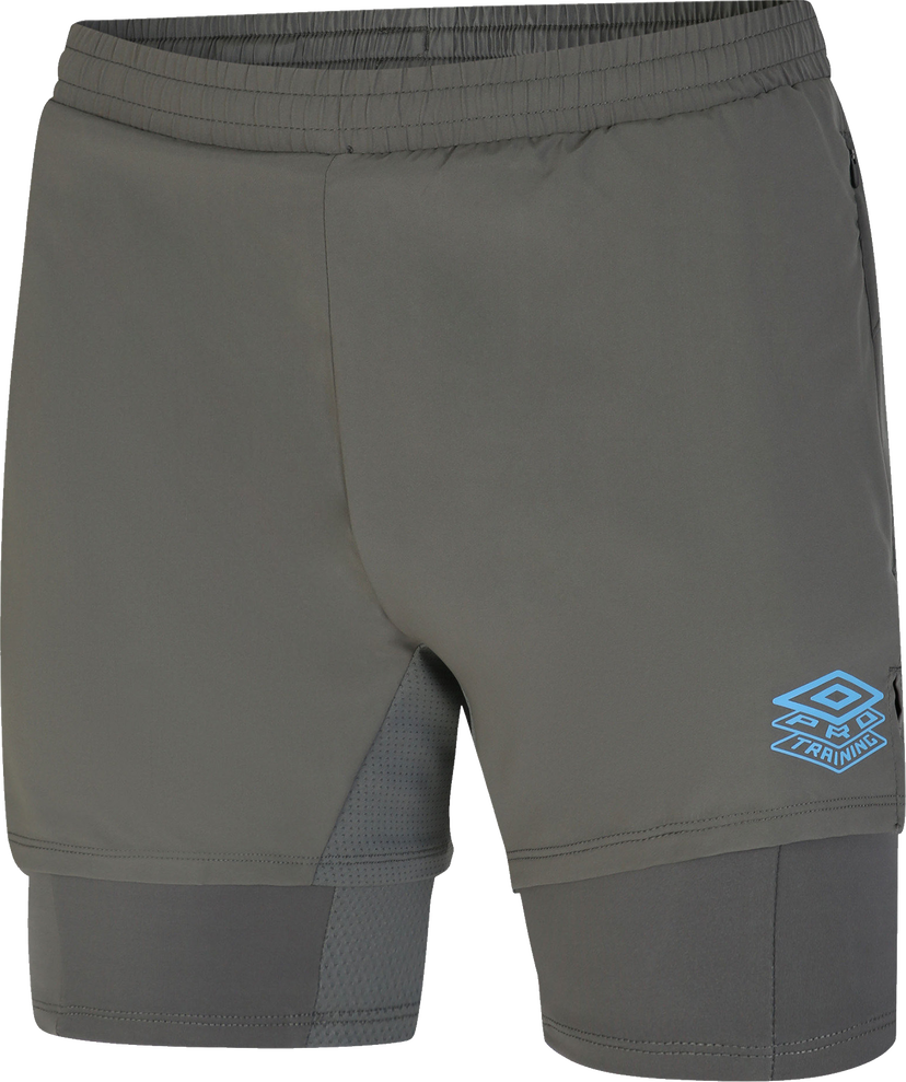 Къси панталони Umbro Pro Training Elite Hybrid Lined Shorts Сиво | 66100u-2ed