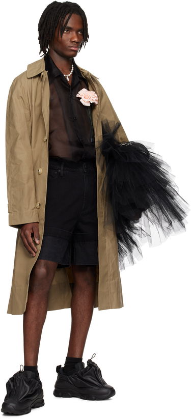 Тренчкот Simone Rocha Simone Rocha Car Trench Coat Бежово | 2068D 1247, 4