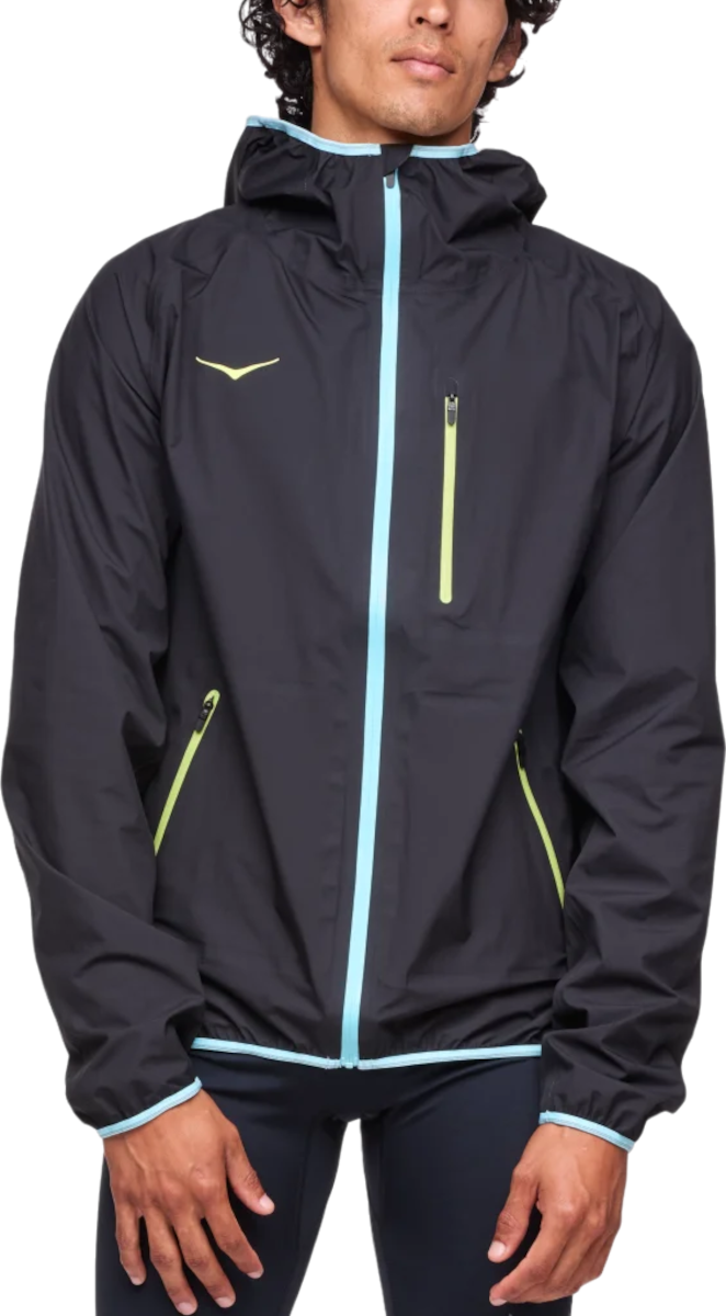 Ветровка Hoka One One Tecsky Waterproof Jacket Черно | 1156094-blk, 0