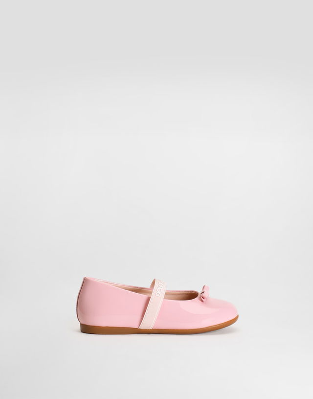 Dolce & Gabbana Patent Leather Ballet Flats For First Steps (19-26)