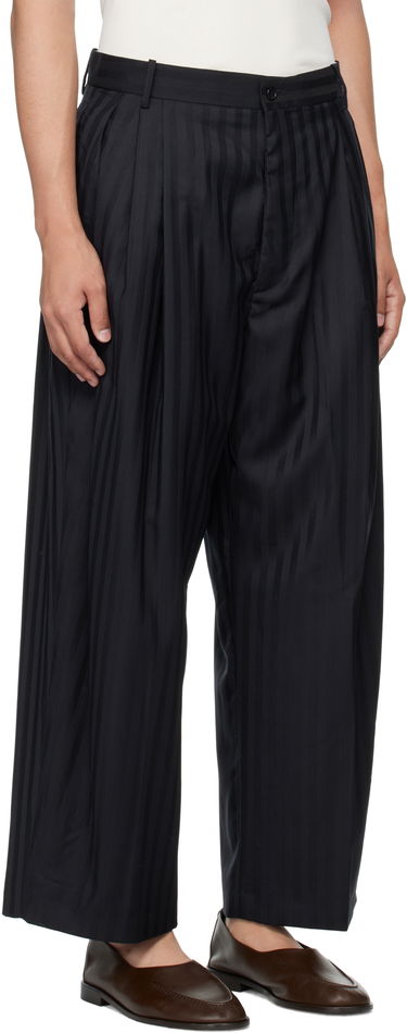 Панталони HED MAYNER Hed Mayner Wool Pleated Trousers Черно | HMMB30012A-HB210, 1