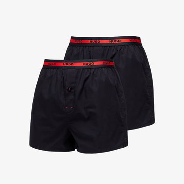 Боксерки BOSS Woven Boxer Shorts 2 Pack Black Черно | 50493950-001, 0