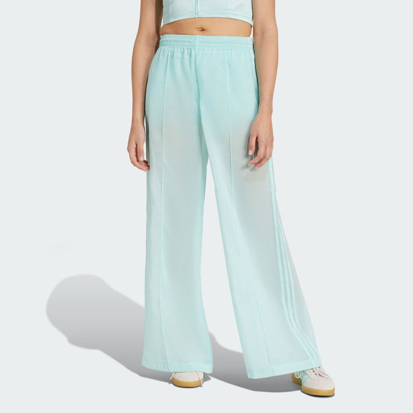 Панталони adidas Performance Adicolor Sheer Wide Leg Pants Тюркоазено | JN6126