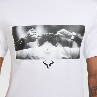 Тениска Nike Rafael Nadal Graphic Tennis T-Shirt Бяло | IM6054-100, 4