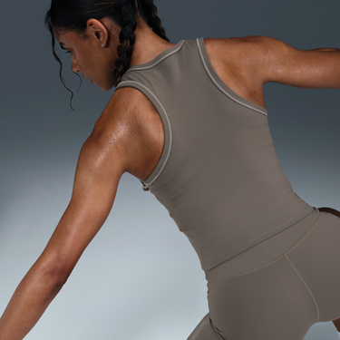 Потник Nike Nike One Fitted Dri-FIT Cropped Tank Сиво | IB7886-289, 3