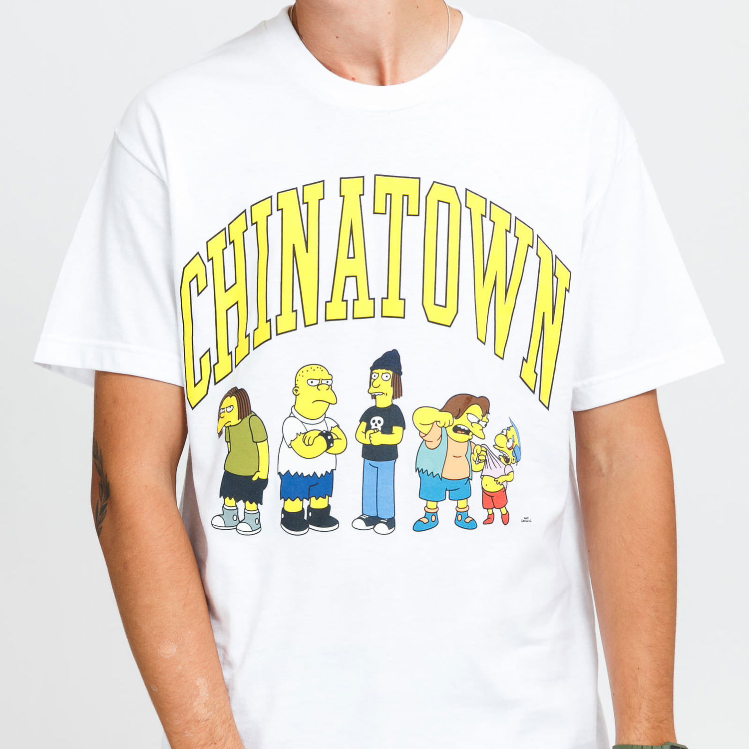 Тениска MARKET The Simpsons Ha Ha Arc Tee Бяло | CTM1990350 / 1201, 1