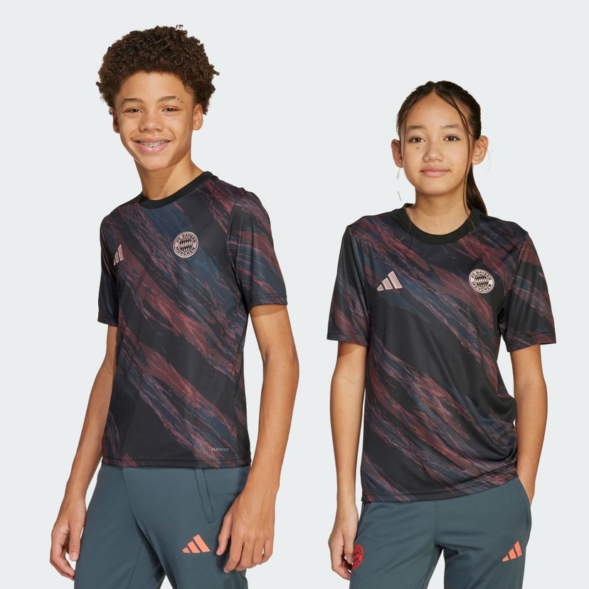 Фланелка adidas Performance FC Bayern Pre-Match Jersey Kids Черно | JN7515