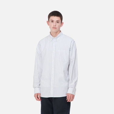 Риза Carhartt WIP Dowlen Stripe Long Sleeve Shirt Бяло | I033815_9, 0