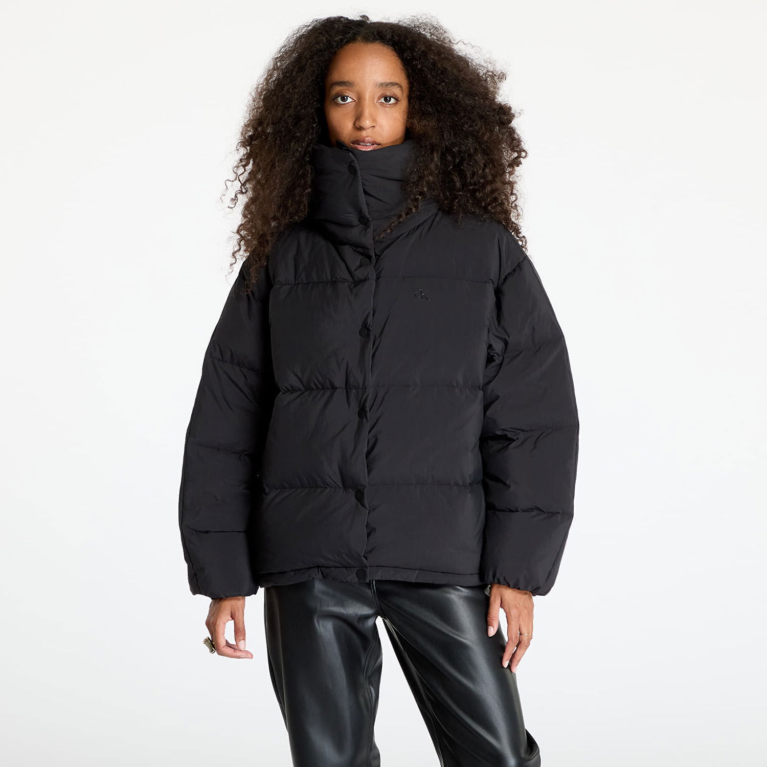 Пухо яке CALVIN KLEIN Relaxed Puffer Jacket Black Черно | J20J224922 BEH, 0