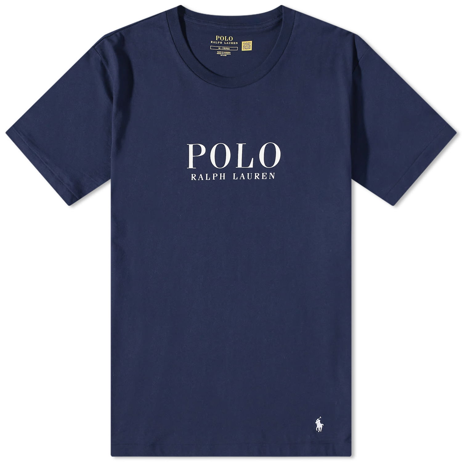 Тениска Polo by Ralph Lauren Logo Lounge Tee Тъмно синьо | 714899613003, 0