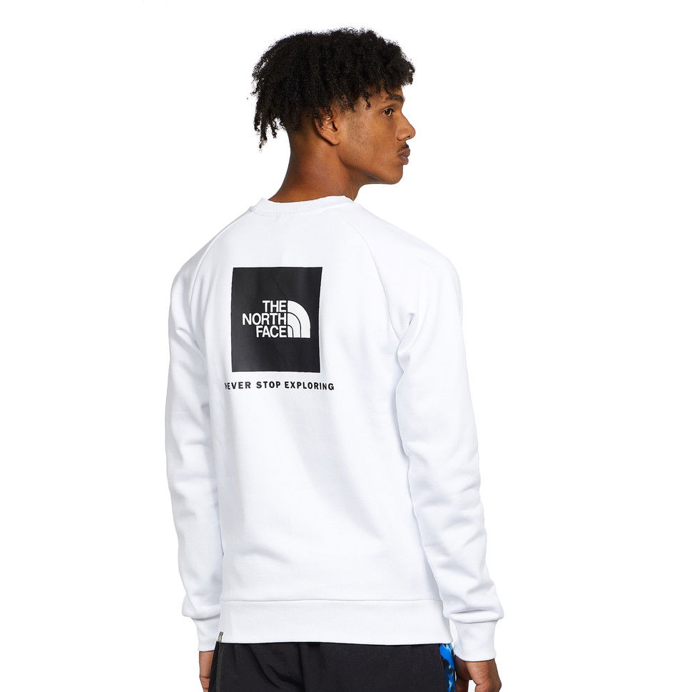 Суитчър The North Face Raglan Red Box Sweater Бяло | NF0A4SZ9FN41, 1