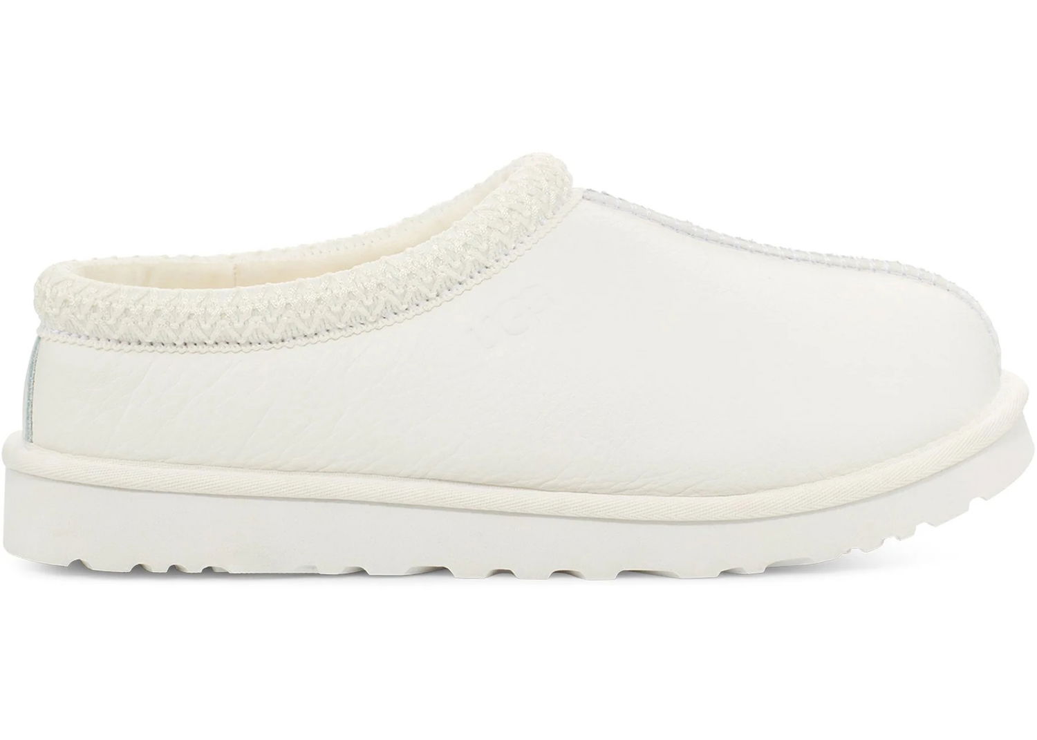 Кецове и обувки UGG Tasman Leather Slipper "White" Бяло | 1140930-WHWH, 0