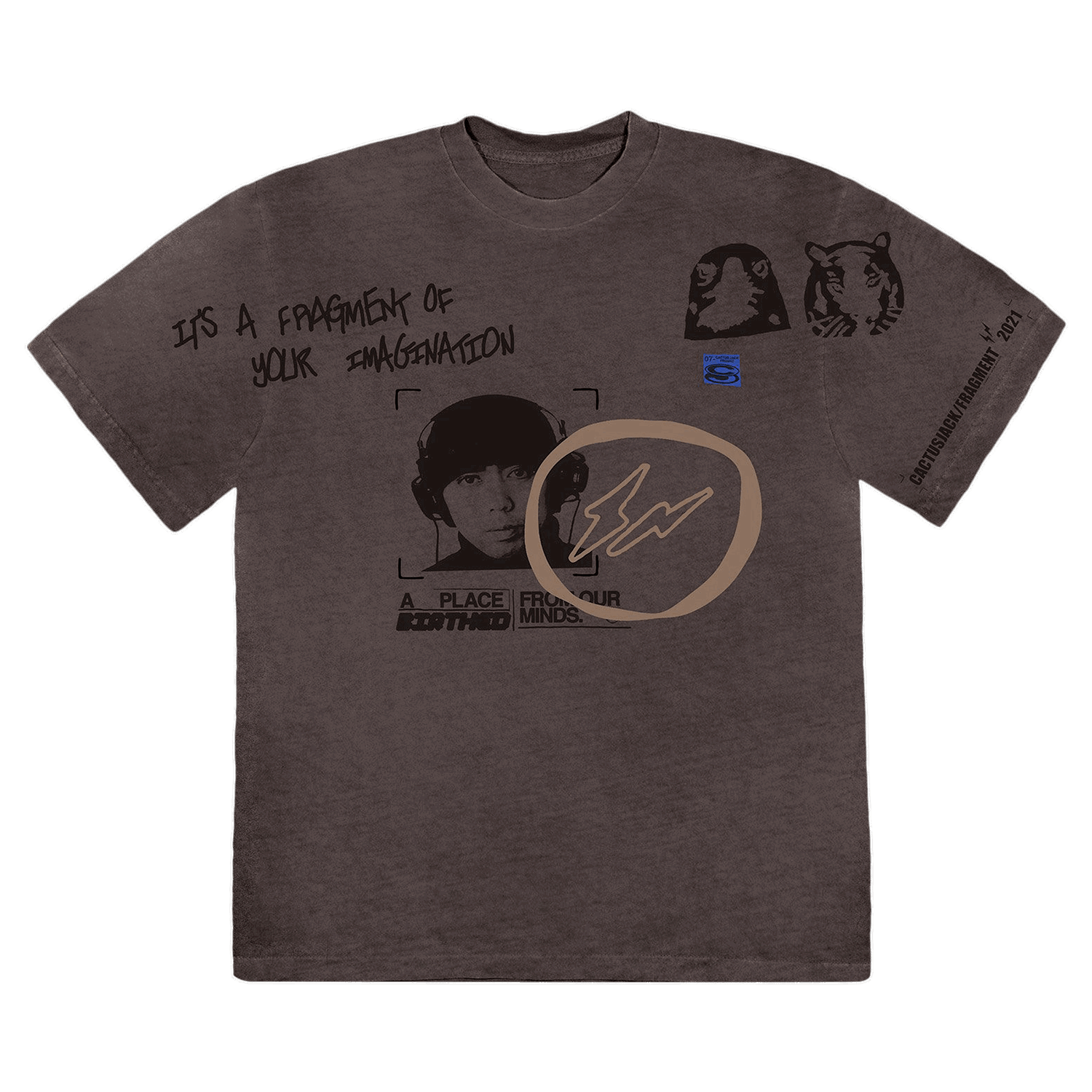 Тениска Cactus Jack by Travis Scott Fragment x Hiroshi Tee Сиво | CJFR SS03 GREY, 0
