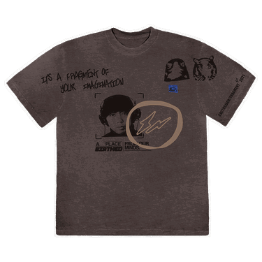 Тениска Cactus Jack by Travis Scott Fragment x Hiroshi Tee Сиво | CJFR SS03 GREY, 0
