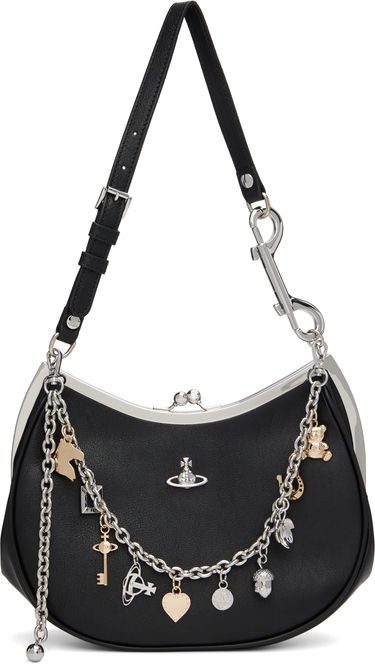 Дамска чанта Vivienne Westwood Vivienne Westwood Charm Frame Bag Черно | 4B01000PW-L00BX-, 0