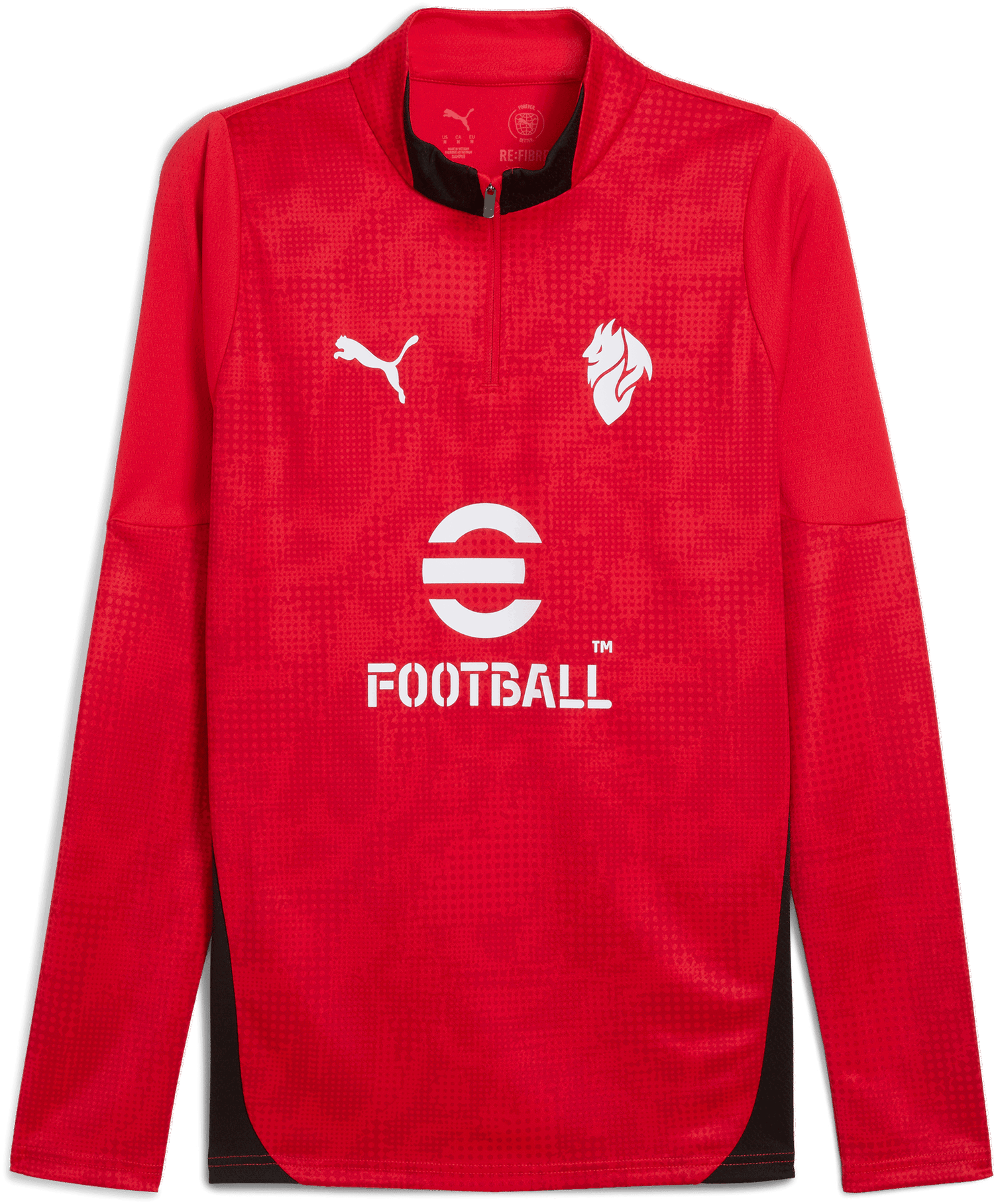 Фланелка Puma AC Milan Training 1/4 Zip Top Червено | 782363-01, 0