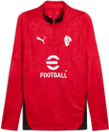 Фланелка Puma AC Milan Training 1/4 Zip Top Червено | 782363-01, 0