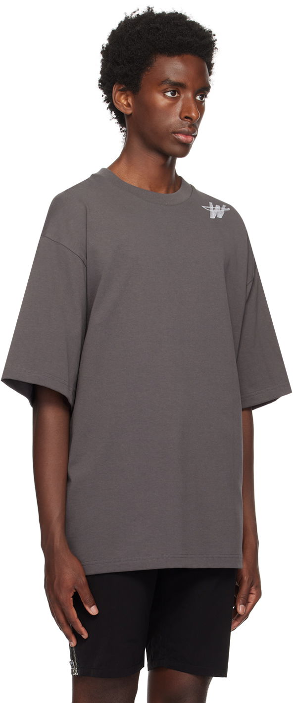 Тениска We11done We11done 'WD' T-Shirt Сиво | WD-TP6-20-073-U-CH, 1