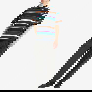 Тениска BEAMS BEAMS Multi Stripe T-Shirt, Size Large Многоцветен | 1104-1340-803-79, 4