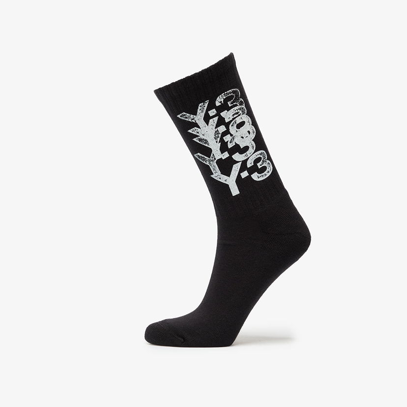 Чорапи Y-3 Y-3 Graphic Crew Socks Черно | KD0183