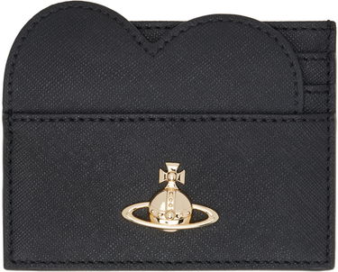 Портфейл Vivienne Westwood Heart Card Holder Черно | 5112001IU-S000B-, 0