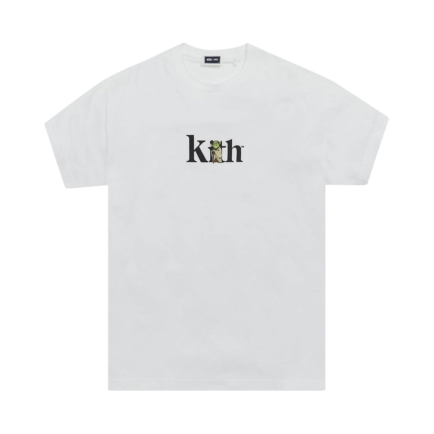 Тениска KITH For Star Wars Yoda Serif Tee Бяло | KHM030193 101, 1