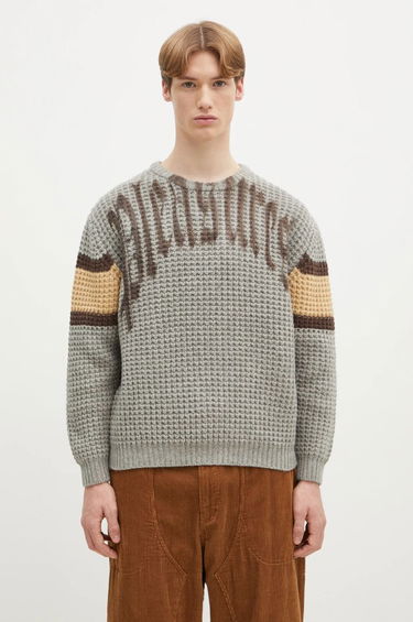Пуловер Pleasures PLEASURES Twitch Chunky Knit Sweater Сиво | P24W004, 0