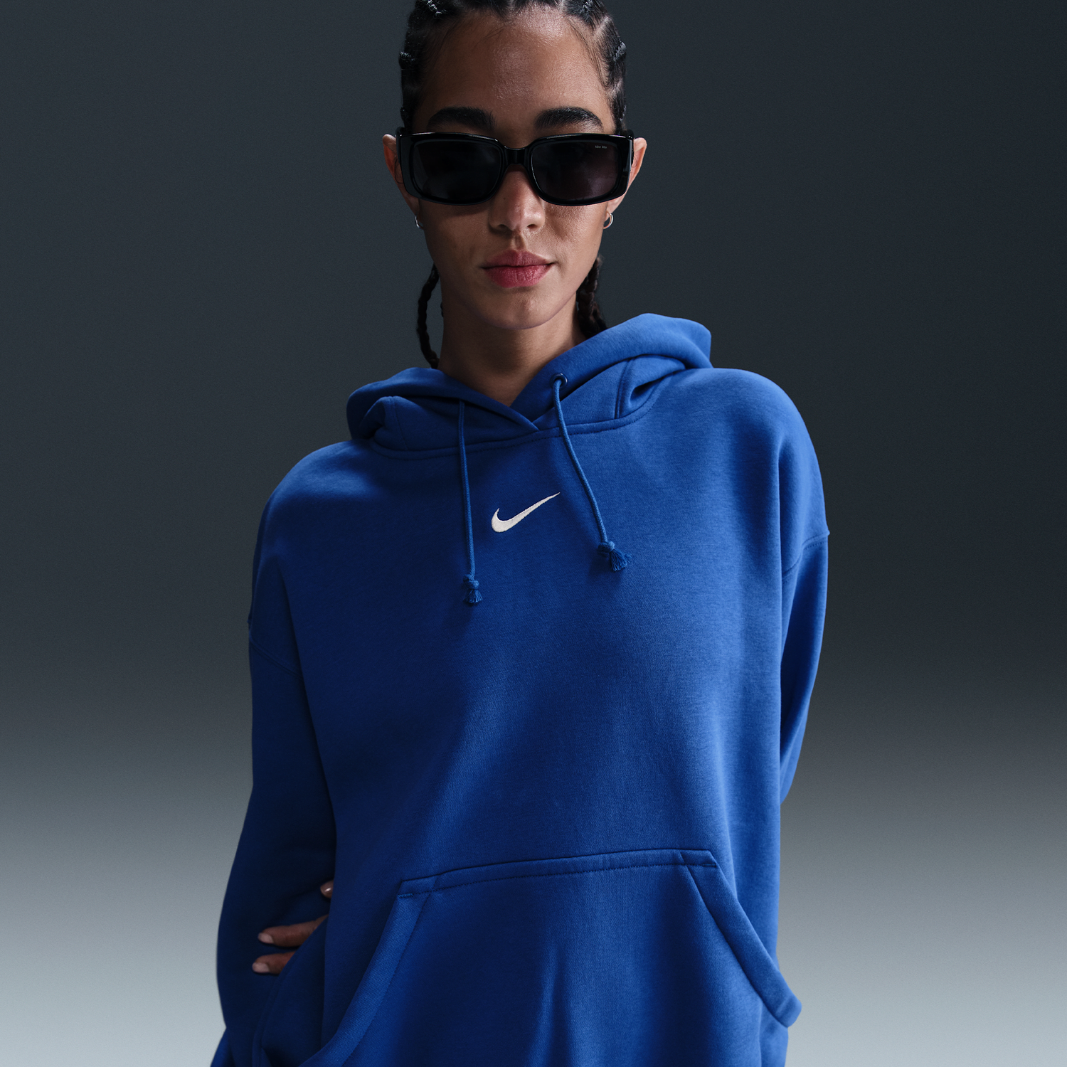 Суитчър Nike Nike Sportswear Phoenix Fleece Hoodie Синьо | DQ5860-480, 1