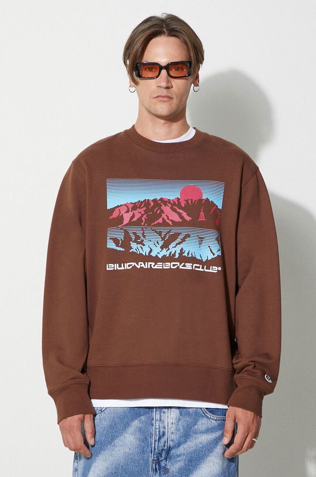 MOUNTAINSCAPE CREWNECK Print Sweatshirt