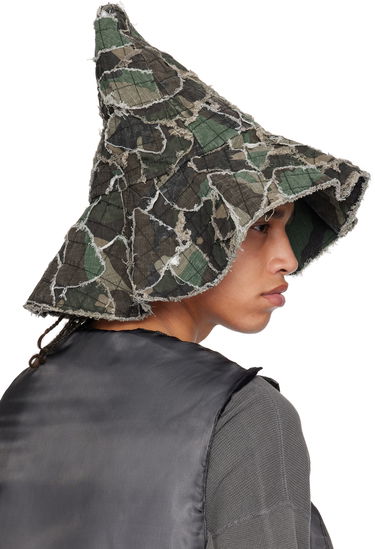 Шапка Who Decides War Who Decides War Highest Point Denim Bucket Hat Зелено | 1341540030SS25, 2