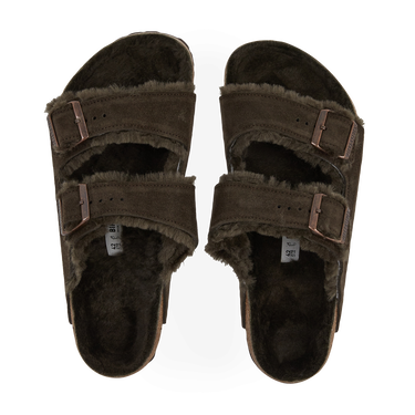 Кецове и обувки Birkenstock Arizona Shearling Marron Кафяво | 1020566, 0