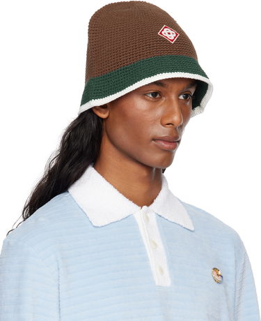 Шапка Casablanca Casablanca Crochet Bucket Hat Кафяво | AS25-HAT-081-01, 1